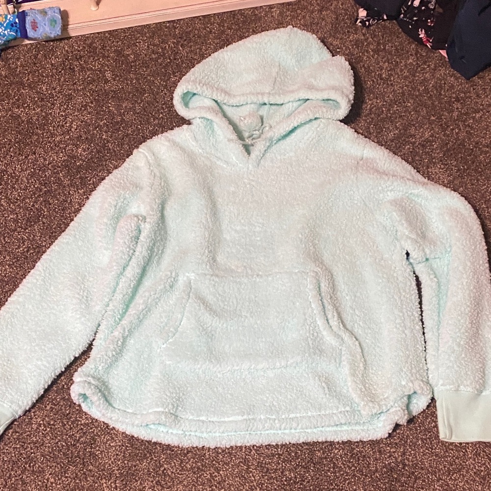 Xhilaration Light Blue Fleece Hoodie